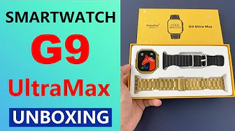 The latest smart watch G9 Ultra Max with two straps