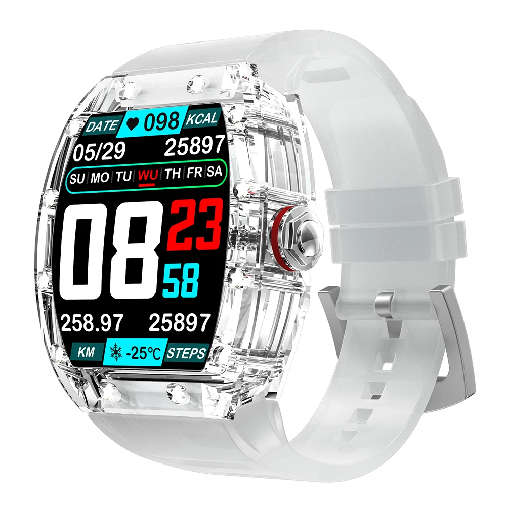 Custom Smart Watch for Men Women YD5 NFC Heart Rate Waterproof Fitness Bracelet HD Screen