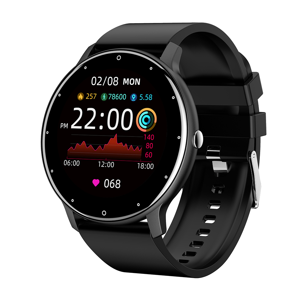 1.28 Inch Ips Touch Screen Zl02d Heart Rate Blood Pressure Fitness Health Monitoring Smartwatch For Men Women